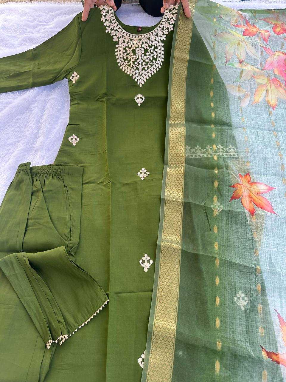 Ynf Heavy Roman Silk KESH601 218 Kurti Wholesale Festive Kurtis Designer Kurtis Gota Patti Kurtis Manufacturer- Kapda Export