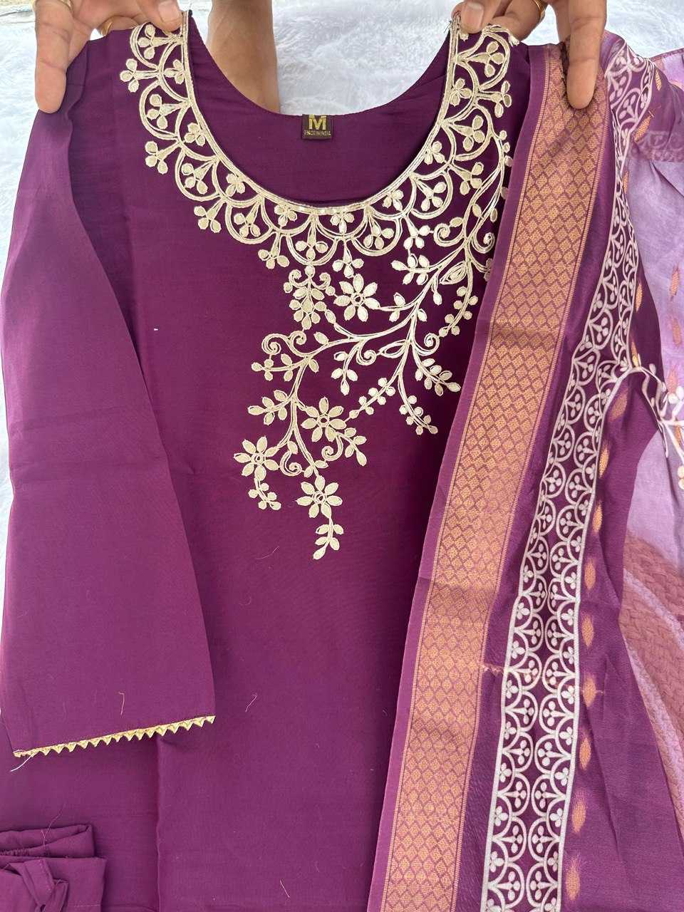 Ynf Heavy Roman Silk KESH601 910 Kurti Wholesale Fancy Kurti Embroidered Kurtis Gota Patti Kurtis Manufacturer- Kapda Export