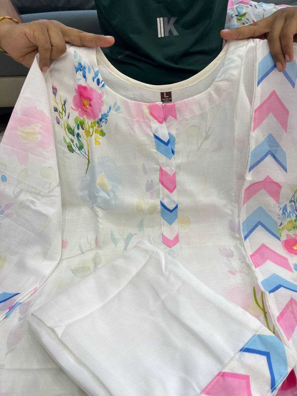 Ynf Linen KESH602 Rangeela Lilan Suits & Dresses Wholesale Printed Suits Cotton Suits White Salwar Suit Manufacturer- Kapda Export