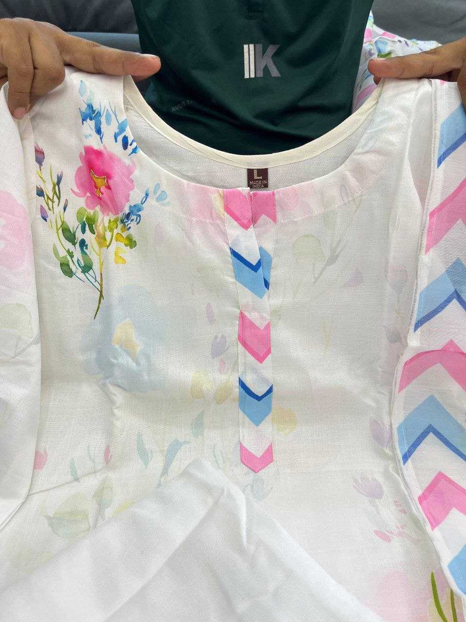 Ynf Linen KESH602 Rangeela Lilan Suits & Dresses Wholesale Printed Suits Cotton Suits White Salwar Suit Manufacturer- Kapda Export