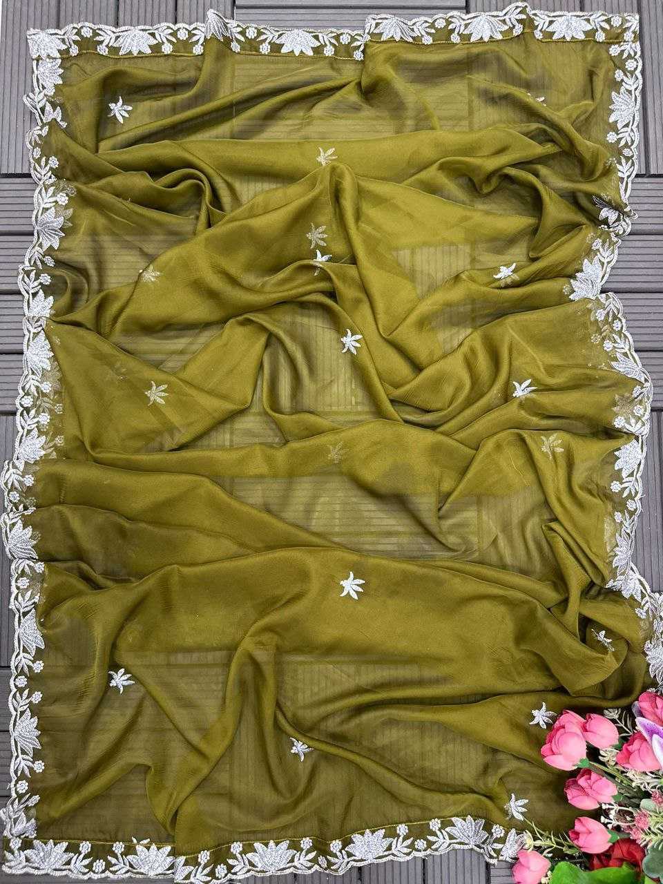 Ynf Organza KESH597 01 Lehengas Wholesale Fancy Lehenga Embroidered Lehenga Lehenga For Mehndi Sequins Lehenga Manufacturer- Kapda Export