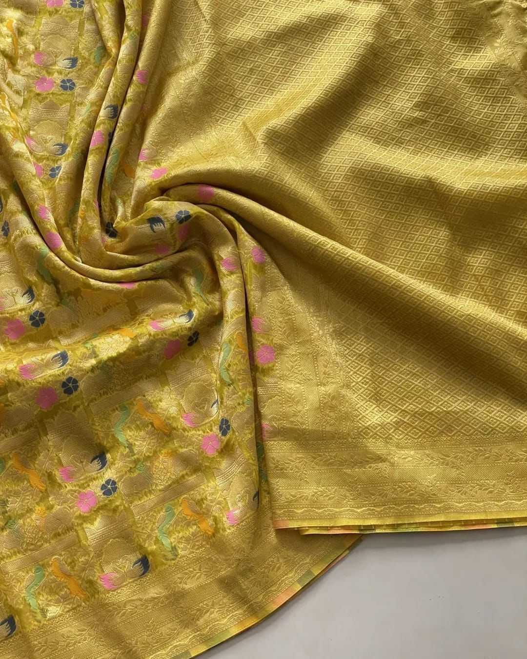 Ynf Organza Silk KESH484 Kora organza Silk Sarees Wholesale Kora Silk Sarees Fancy Silk Sarees Zari Border Silk Sarees Manufacturer- Kapda Export