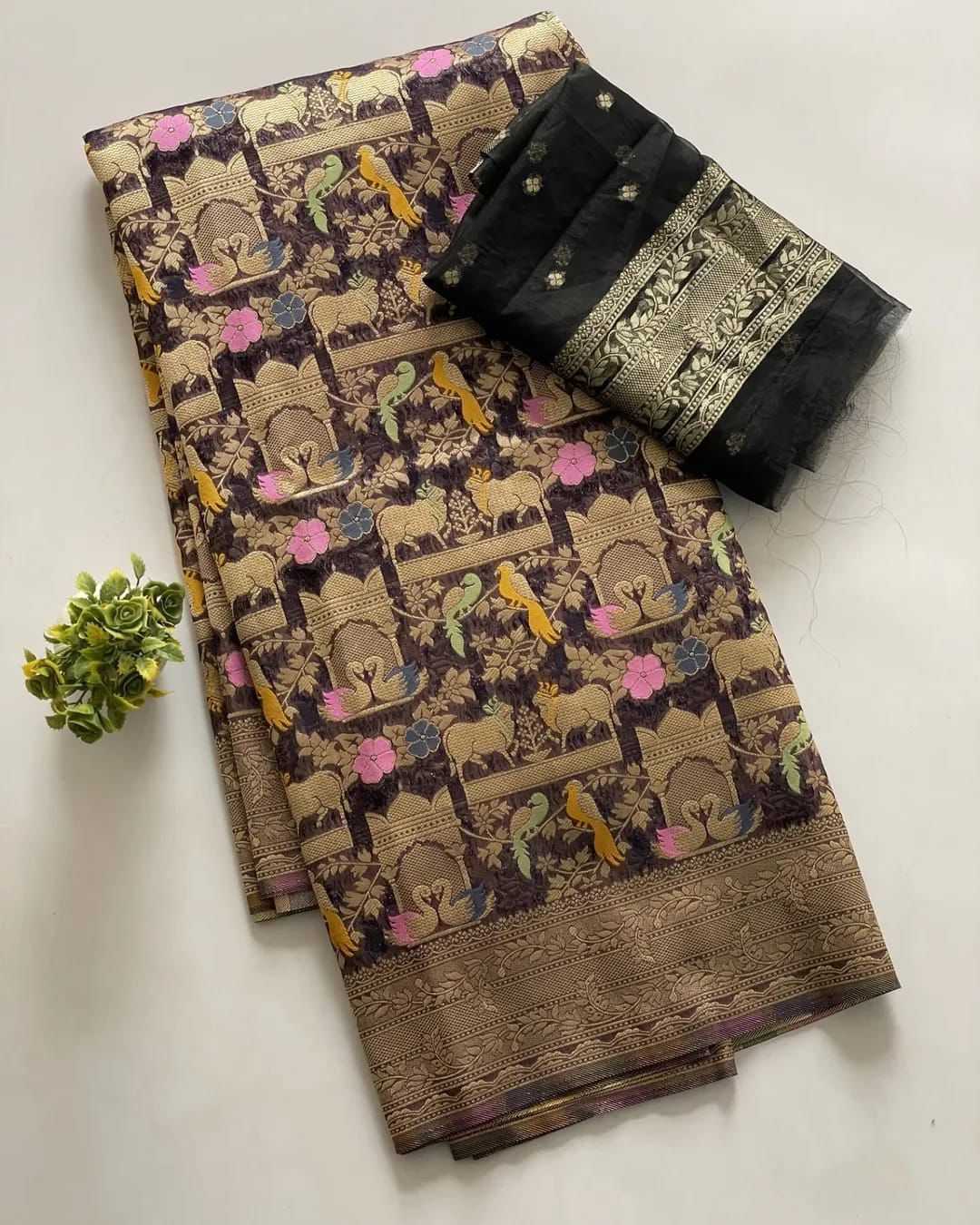 Ynf Organza Silk KESH484 Kora organza Silk Sarees Wholesale Kora Silk Sarees Fancy Silk Sarees Zari Border Silk Sarees Manufacturer- Kapda Export