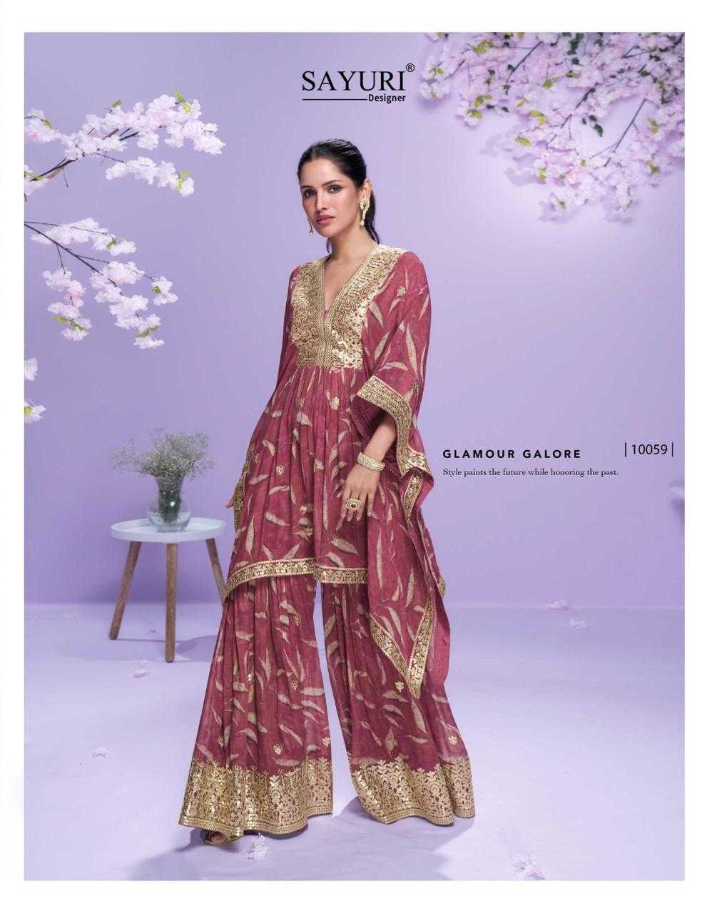 Ynf Premium Georgette KESH448 RAAHI Suits & Dresses Western Wears Festive Collections Wholesale Georgette Suit Embroidered Suits Kaftan Dresses Manufacturer- Kapda Export