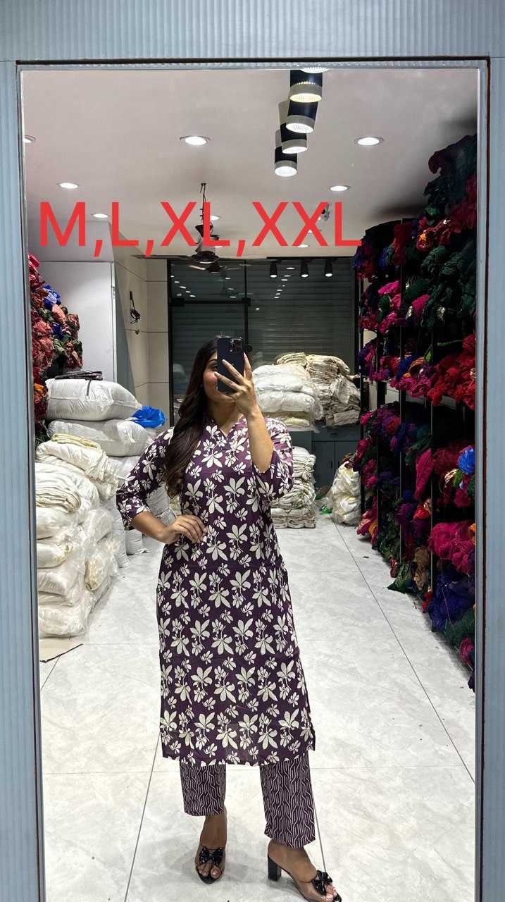 Ynf Pure Cotton KESH601 01 Kurti Wholesale Printed Kurtis Jaipuri Kurti Kurti With Pants Manufacturer- Kapda Export