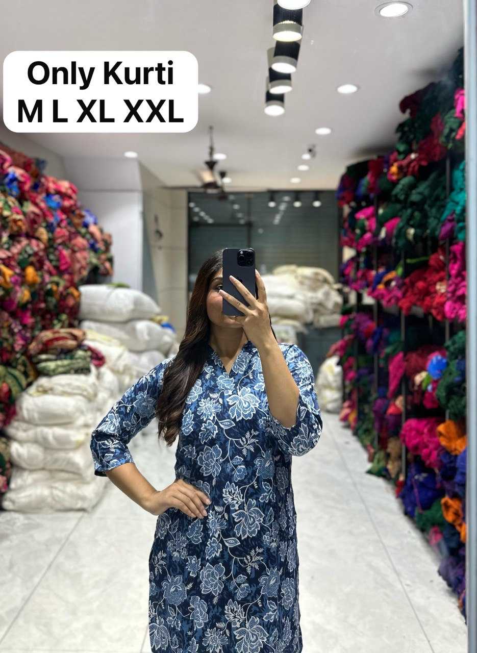 Ynf Pure Cotton KESH601 02 Kurti Wholesale Printed Kurtis Cotton Kurtis Jaipuri Kurti Manufacturer- Kapda Export
