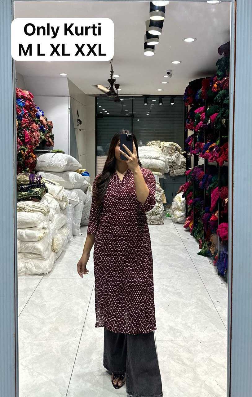 Ynf Pure Cotton KESH601 02 Kurti Wholesale Printed Kurtis Cotton Kurtis Jaipuri Kurti Manufacturer- Kapda Export