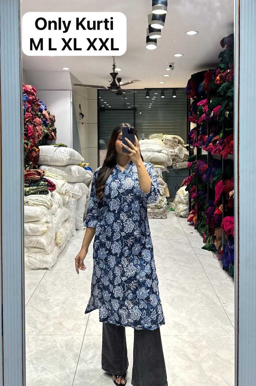 Ynf Pure Cotton KESH601 02 Kurti Wholesale Printed Kurtis Cotton Kurtis Jaipuri Kurti Manufacturer- Kapda Export