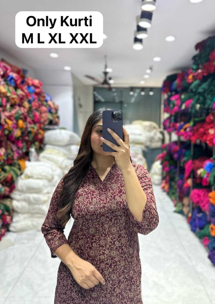 Ynf Pure Cotton KESH601 02 Kurti Wholesale Printed Kurtis Cotton Kurtis Jaipuri Kurti Manufacturer- Kapda Export