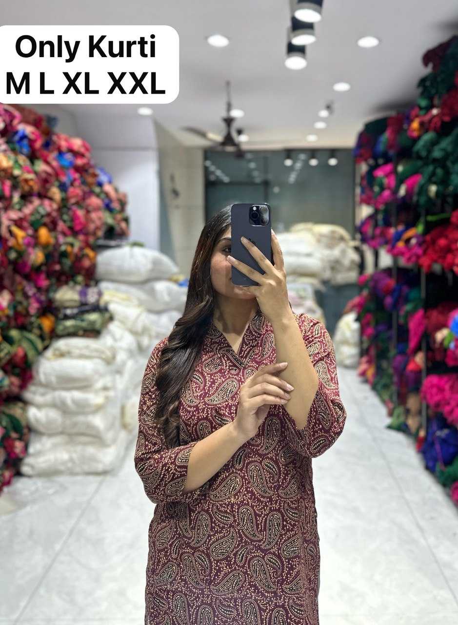 Ynf Pure Cotton KESH601 02 Kurti Wholesale Printed Kurtis Cotton Kurtis Jaipuri Kurti Manufacturer- Kapda Export