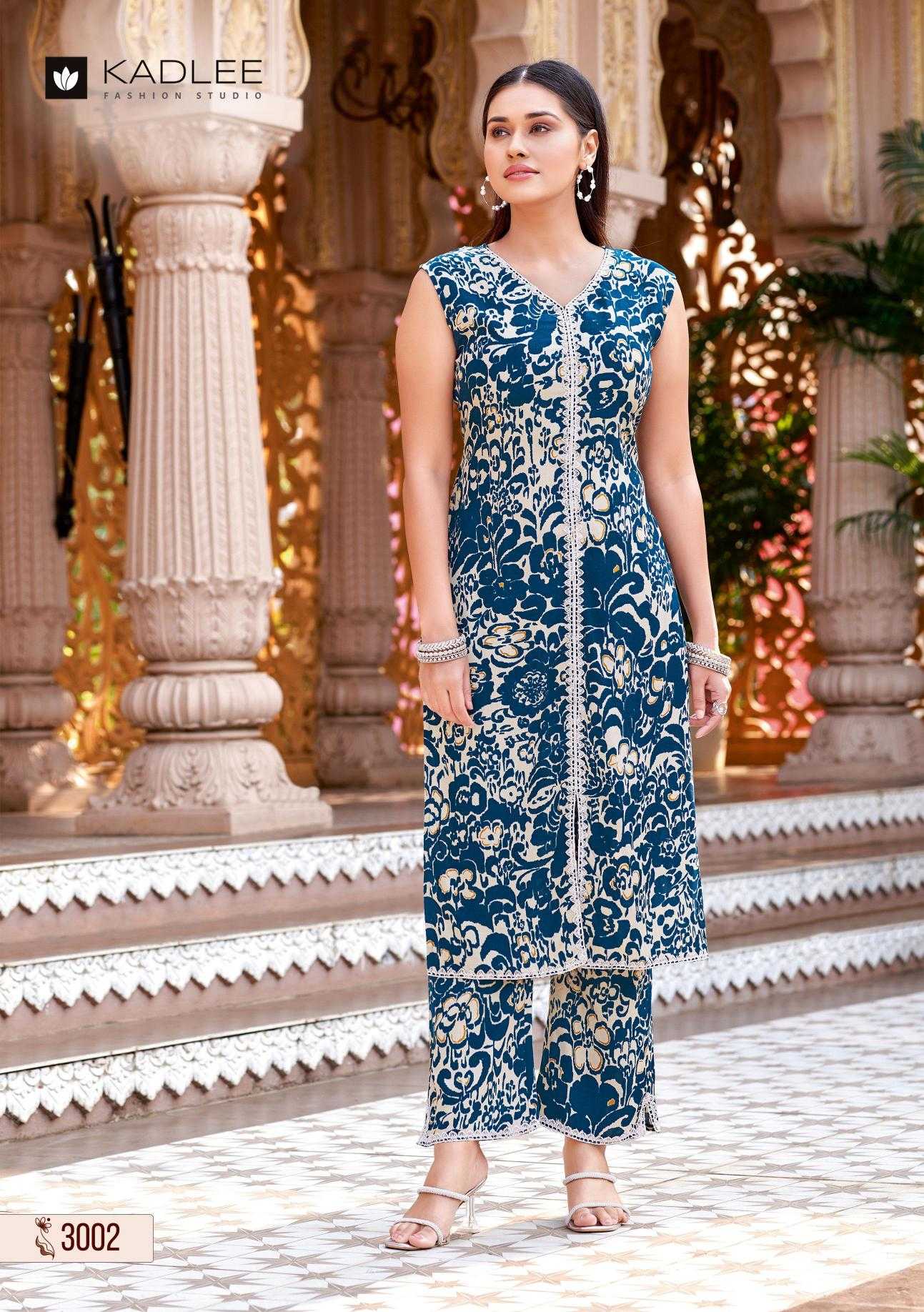 Ynf Rayon RIN190 KADLEE Saavi Setwise Collections Wholesale Kurtis Catalogs Manufacturer- Kapda Export