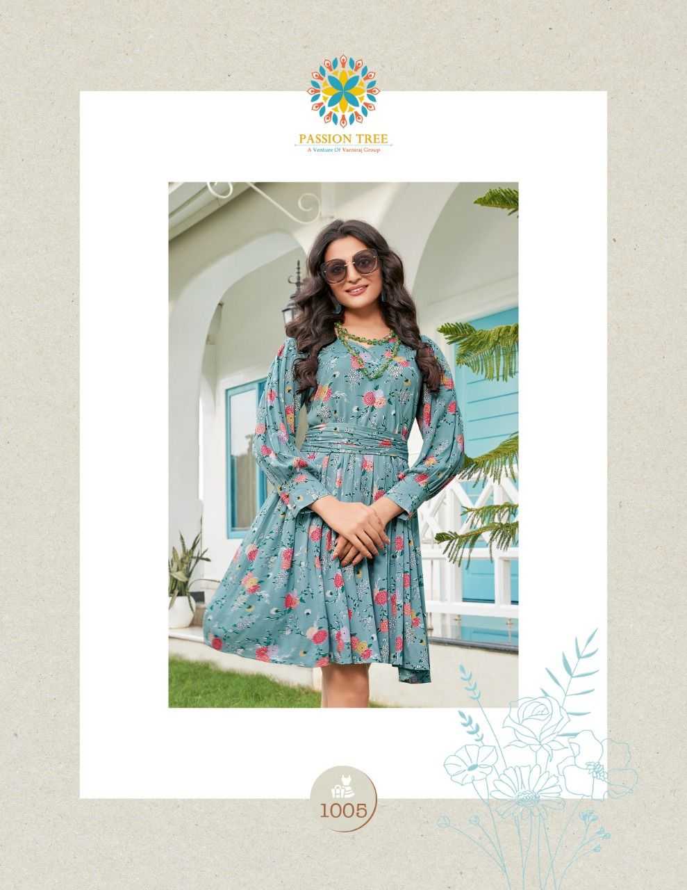 Ynf Rayon RIN190 PASSION TREE FLAIR STREET VOL.1 Setwise Collections Wholesale Gowns Catalogs Manufacturer- Kapda Export