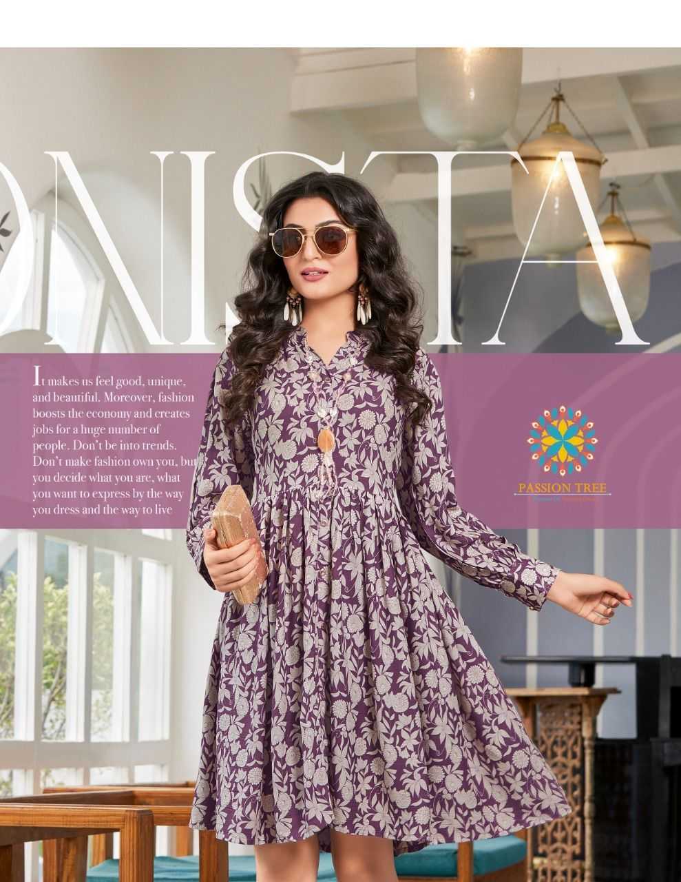 Ynf Rayon RIN190 PASSION TREE FLAIR STREET VOL.1 Setwise Collections Wholesale Gowns Catalogs Manufacturer- Kapda Export