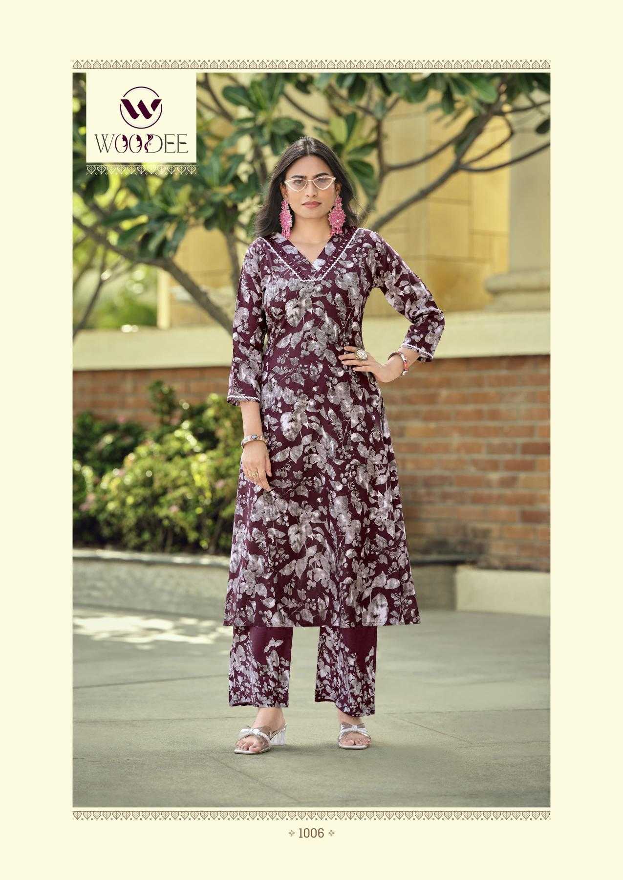 Ynf Rayon RIN190 WOODEE PAVITRA Setwise Collections Wholesale Kurtis Catalogs Manufacturer- Kapda Export