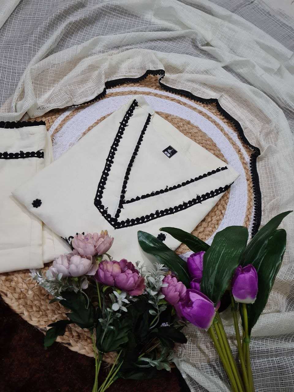 Ynf Reyon Cotton KESH529 KHUSHI 2 Suits & Dresses Wholesale Embroidery Suits Party wear suits White Salwar Suit Manufacturer- Kapda Export