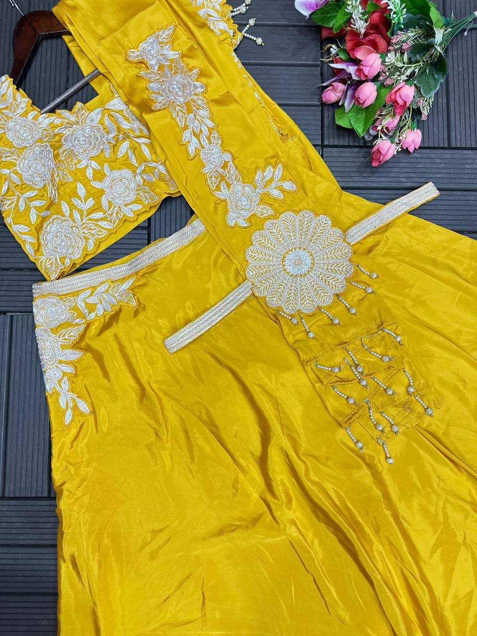 Ynf Royal Linen KESH597 05 Lehengas Wholesale Fancy Lehenga Embroidered Lehenga Lehenga For Haldi Manufacturer- Kapda Export