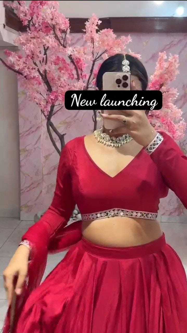 Ynf Satin RIN157 LEHENGA-10 Lehengas Plus Size Collections Wholesale Designer Lehenga Wedding Lehenga Satin Lehenga Manufacturer- Kapda Export