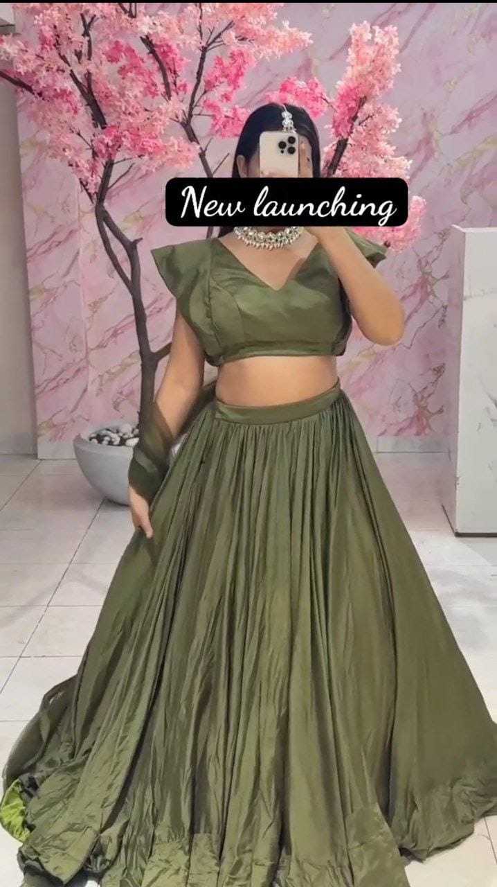 Ynf Satin RIN157 LEHENGA-16 Lehengas Plus Size Collections Wholesale Designer Lehenga Wedding Lehenga Satin Lehenga Manufacturer- Kapda Export