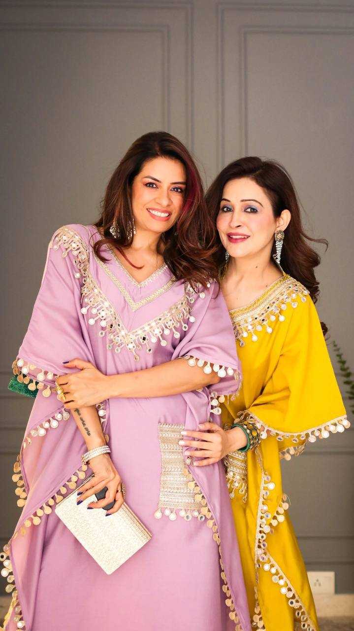 Ynf Satin RIN215 1122 Kurti Wholesale Party Wear Kurtis Kurtis With Bottom Kaftan Kurtis Manufacturer- Kapda Export