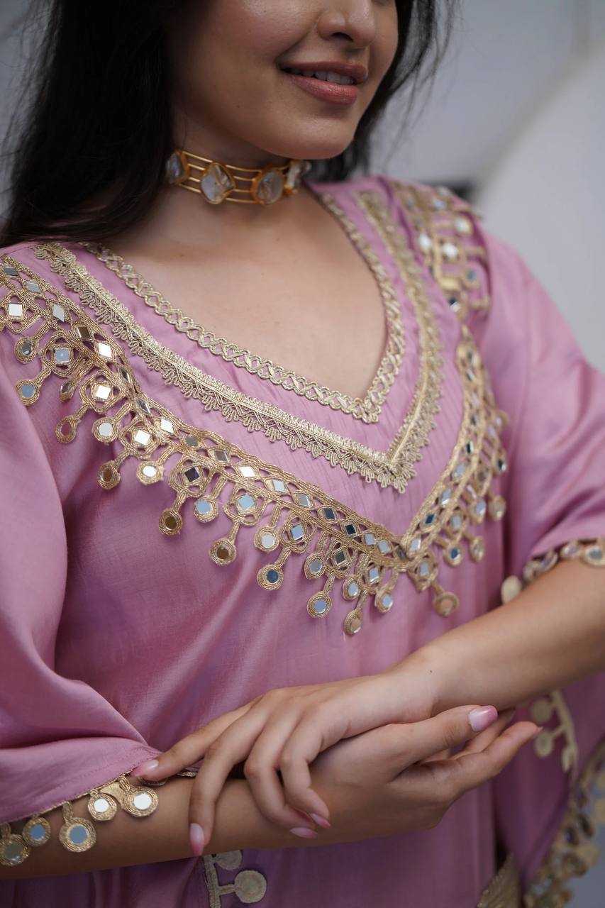 Ynf Satin RIN215 1122 Kurti Wholesale Party Wear Kurtis Kurtis With Bottom Kaftan Kurtis Manufacturer- Kapda Export