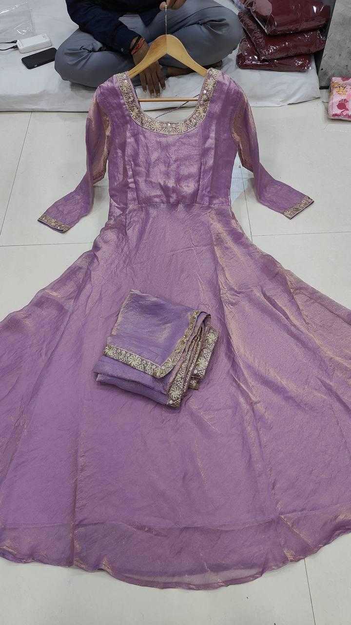 Ynf Silk KESH175 Fendi Silk Kurti Wholesale Designer Kurtis Anarkali Kurtis Floor-Length Kurtis Manufacturer- Kapda Export