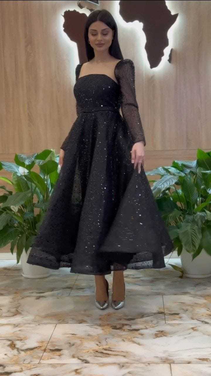 Ynf Soft Net RIN157 2183 Gowns Plus Size Collections Wholesale Party Gowns Net Gowns Black Gown Manufacturer- Kapda Export