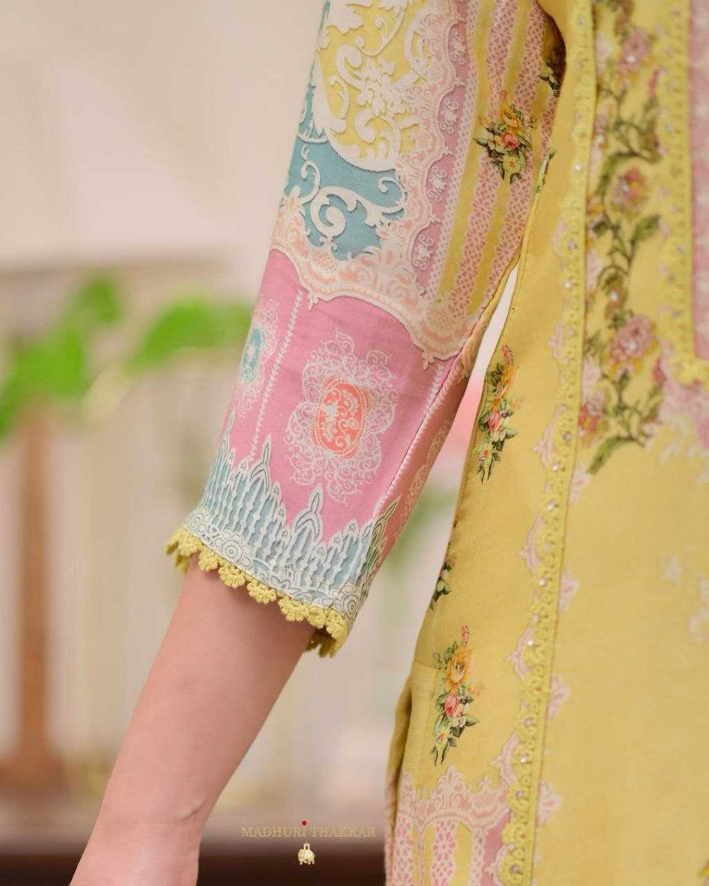 Ynf Soft Silk KESH602 SOFT LOOM Suits & Dresses Wholesale Printed Suits Party wear suits Yellow Salwar Suit Manufacturer- Kapda Export