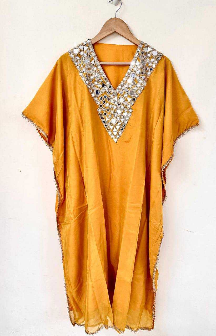 Ynf Tabby Silk KESH531 1046 Kurti Wholesale Mirror Work Kurti Embroidered Kurtis Kaftan Kurtis Manufacturer- Kapda Export