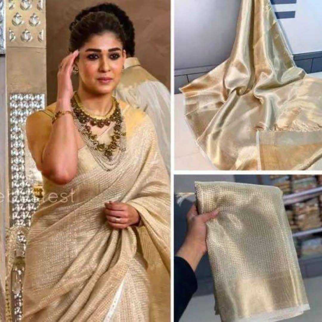 Ynf Tissue Silk KESH572 818 Silk Sarees Bollywood Collections Wholesale Banarasi Silk Sarees Fancy Silk Sarees Nayanthara Manufacturer- Kapda Export