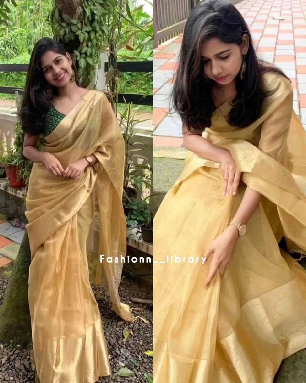 Ynf Tissue Silk RIN118 GOLDI Silk Sarees Wedding Collections Wholesale Kota Sarees Designer Silk Sarees Haldi Outfits Manufacturer- Kapda Export