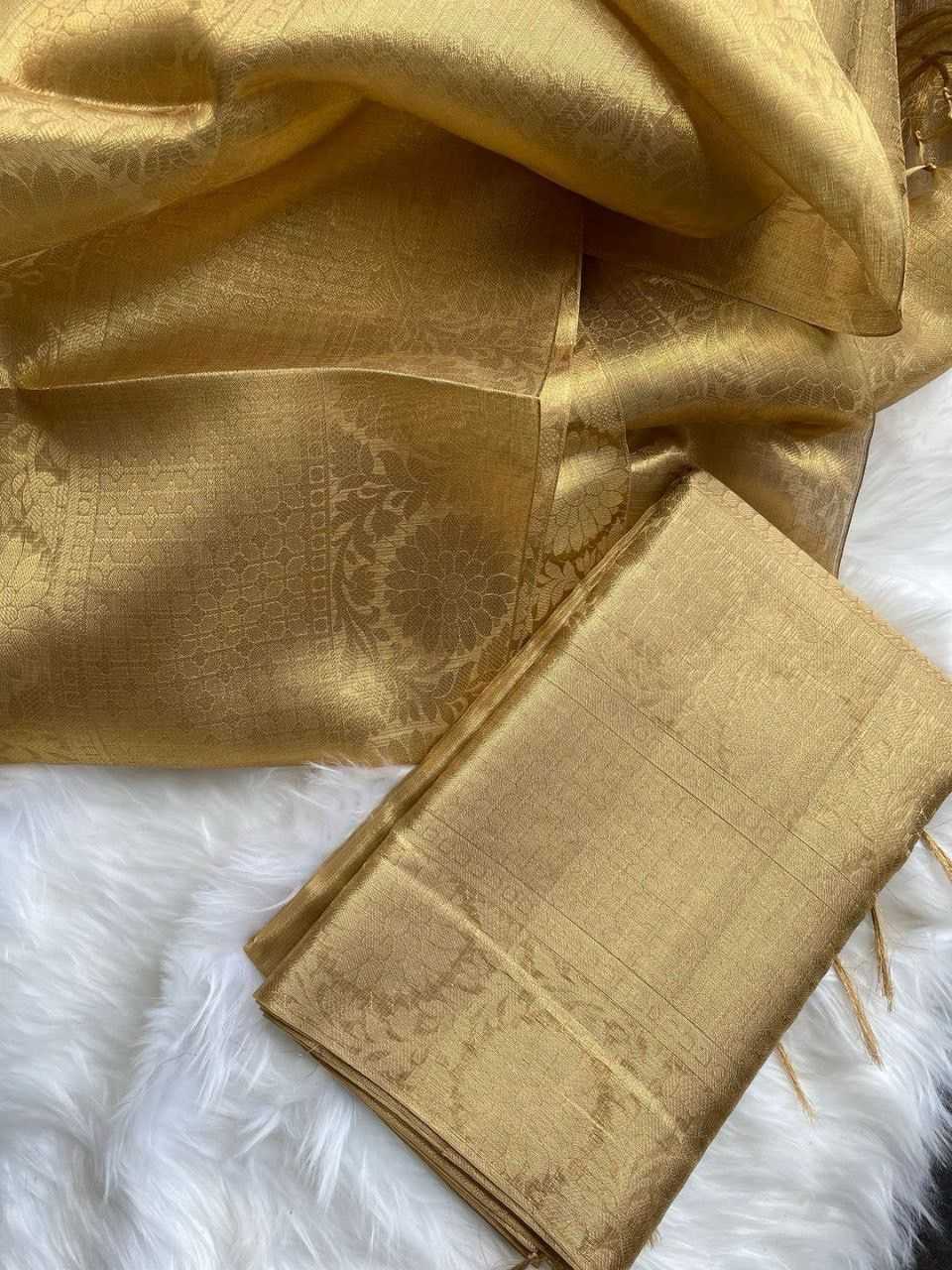 Ynf Tissue Silk RIN118 GOLDI Silk Sarees Wedding Collections Wholesale Kota Sarees Designer Silk Sarees Haldi Outfits Manufacturer- Kapda Export