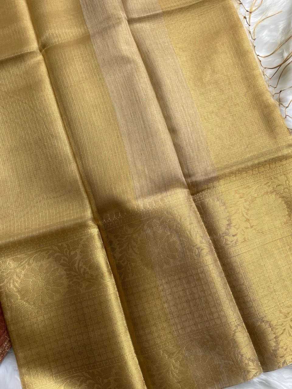 Ynf Tissue Silk RIN118 GOLDI Silk Sarees Wedding Collections Wholesale Kota Sarees Designer Silk Sarees Haldi Outfits Manufacturer- Kapda Export