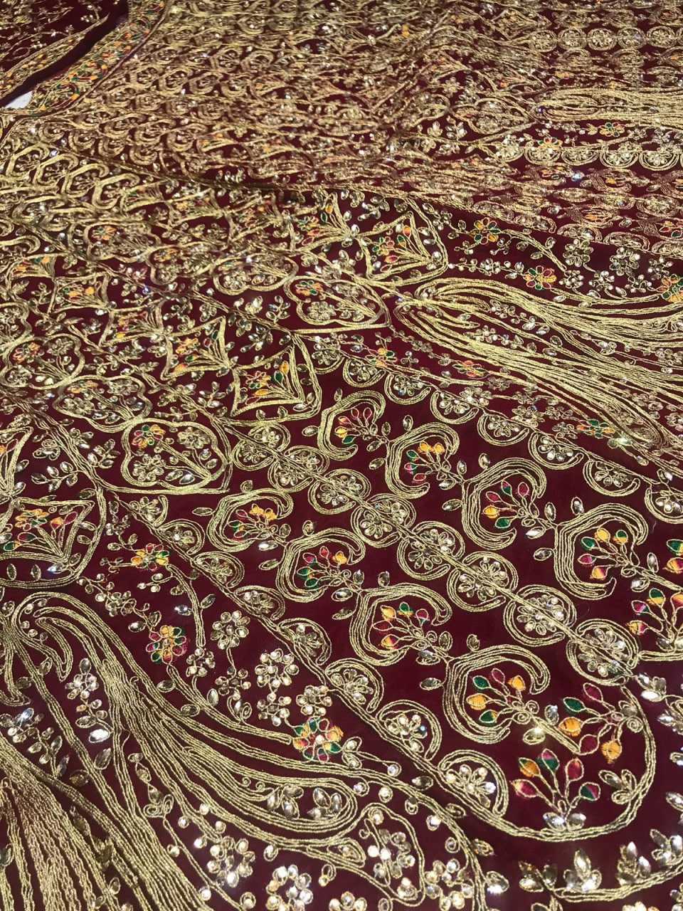 Ynf Velvet KESH494 MC-1119 Lehengas Wedding Collections Festive Collections Wholesale Bridal Lehenga Wedding Lehenga Anarkali Lehenga Manufacturer- Kapda Export