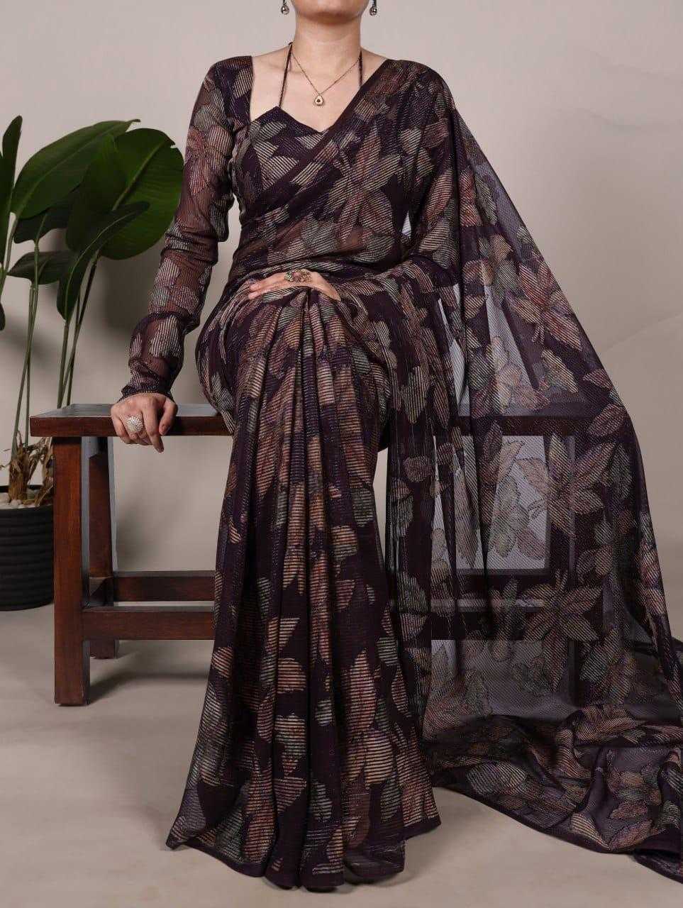 Ynf Viscose KESH416 LNB ALARA 7052 Sarees Wholesale Designer Sarees Brasso Sarees Floral Sarees Manufacturer- Kapda Export