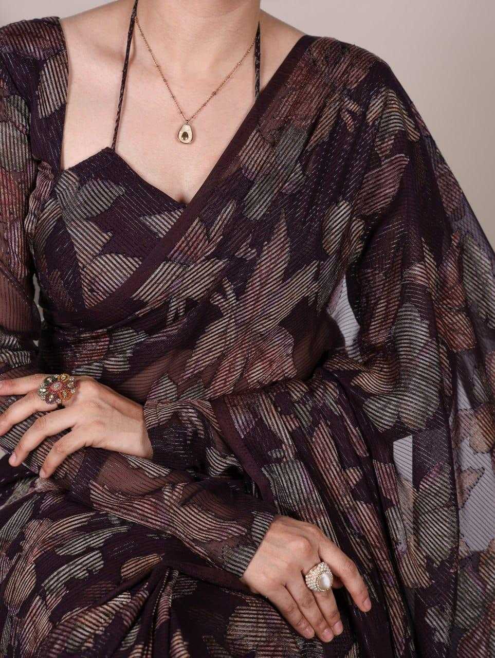 Ynf Viscose KESH416 LNB ALARA 7052 Sarees Wholesale Designer Sarees Brasso Sarees Floral Sarees Manufacturer- Kapda Export