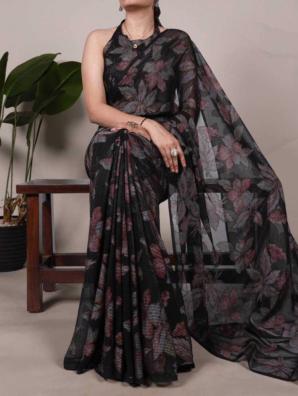 Ynf Viscose KESH416 LNB ALARA 7052 Sarees Wholesale Designer Sarees Brasso Sarees Floral Sarees Manufacturer- Kapda Export