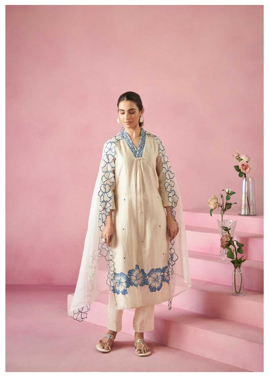 Ynf Viscose Rayon KESH595 126 Kurti Wholesale Rayon Kurtis Embroidered Kurtis White Kurtis Manufacturer- Kapda Export