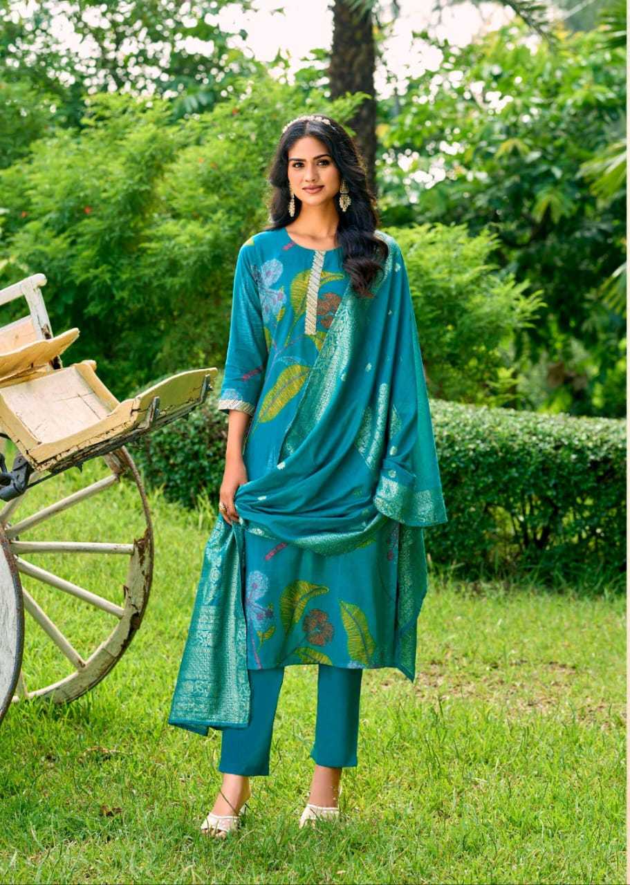 Ynf Chanderi Soft RIN190 SUBHASH SAREES CHINMAYI Setwise Collections Wholesale Kurtis Catalogs Manufacturer- Kapda Export