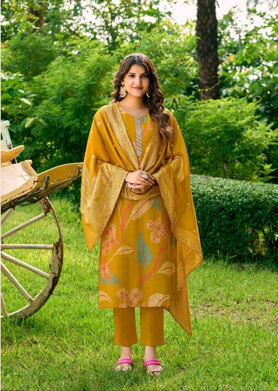 Ynf Chanderi Soft RIN190 SUBHASH SAREES CHINMAYI Setwise Collections Wholesale Kurtis Catalogs Manufacturer- Kapda Export