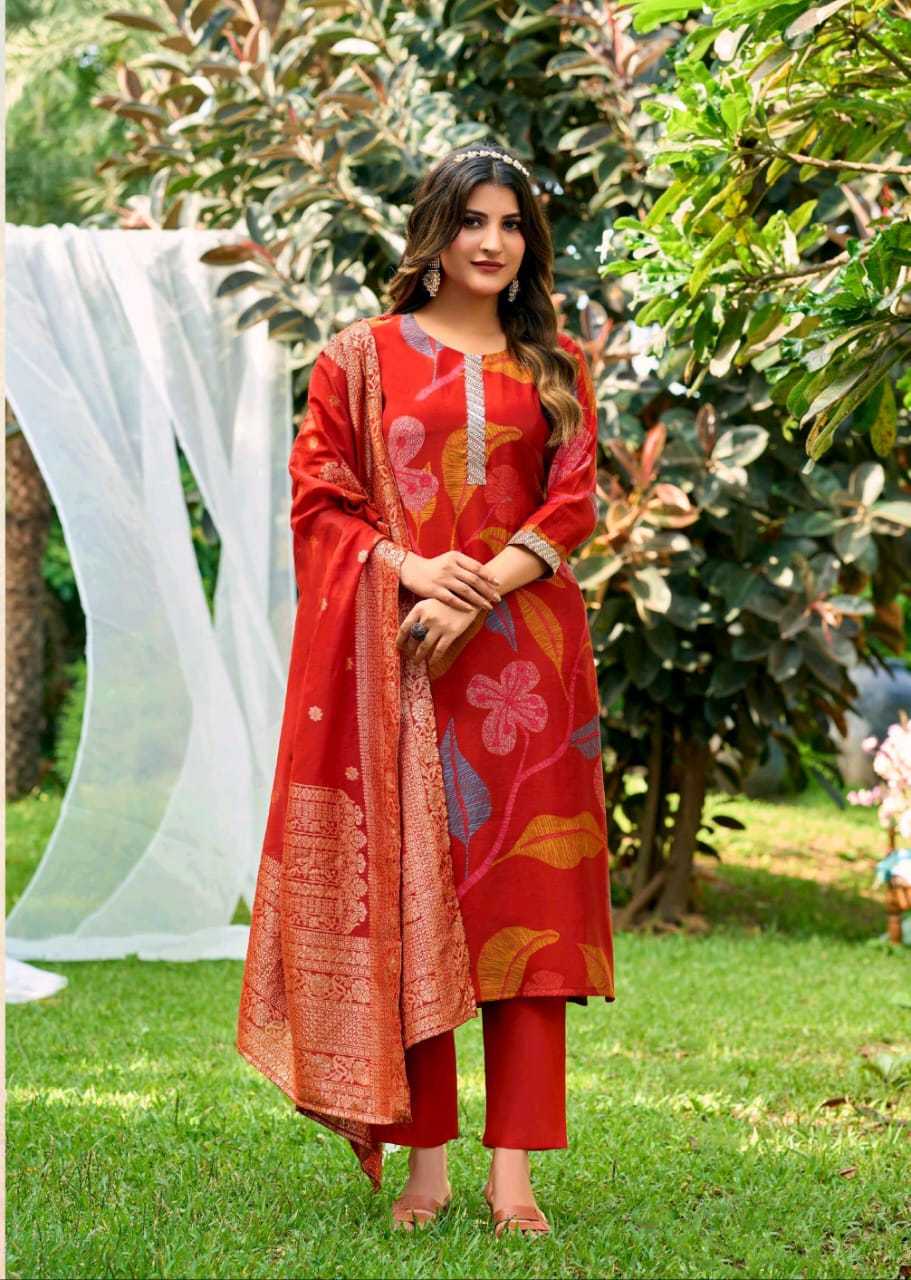 Ynf Chanderi Soft RIN190 SUBHASH SAREES CHINMAYI Setwise Collections Wholesale Kurtis Catalogs Manufacturer- Kapda Export