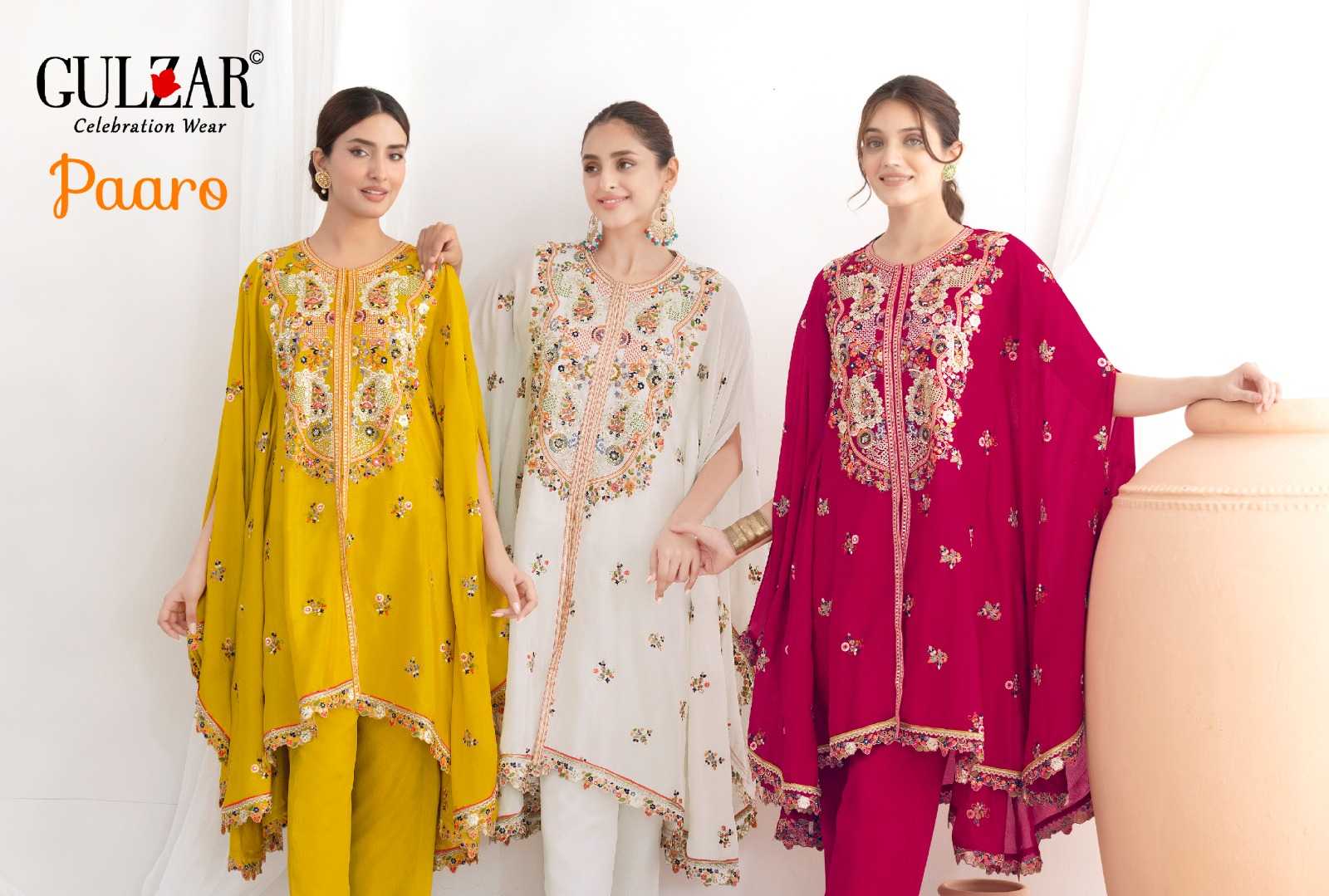 Ynf Chinon KESH530 Gulzar Paaro Kurti Wholesale Festive Kurtis Designer Kurtis Floor-Length Kurtis Manufacturer- Kapda Export