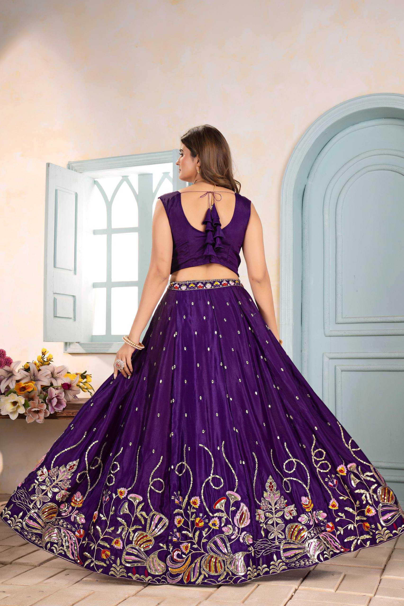 Ynf Chinon KESH533 ON5125 Lehengas Wedding Collections Wholesale Designer Lehenga Embroidered Lehenga Sangeet Outfits Manufacturer- Kapda Export