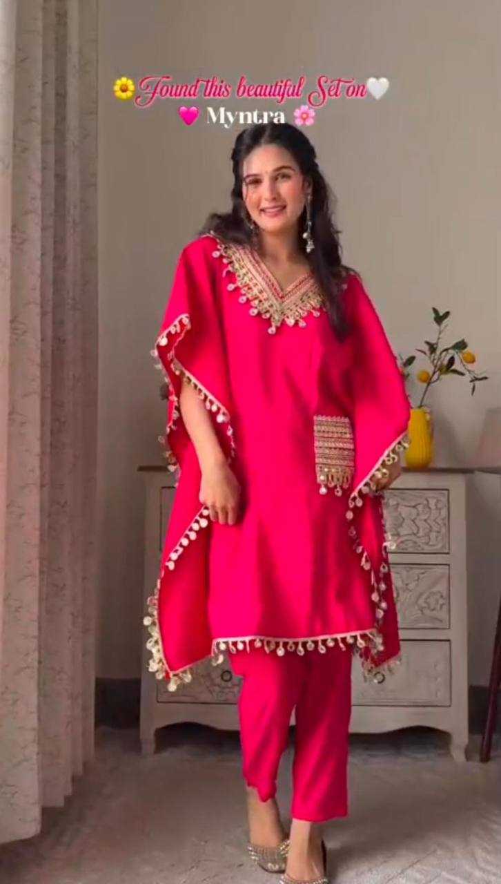 Ynf Chinon Silk KESH531 1050 Suits & Dresses Wholesale Designer dresses Party Wear Dresses Kaftan Dresses Manufacturer- Kapda Export