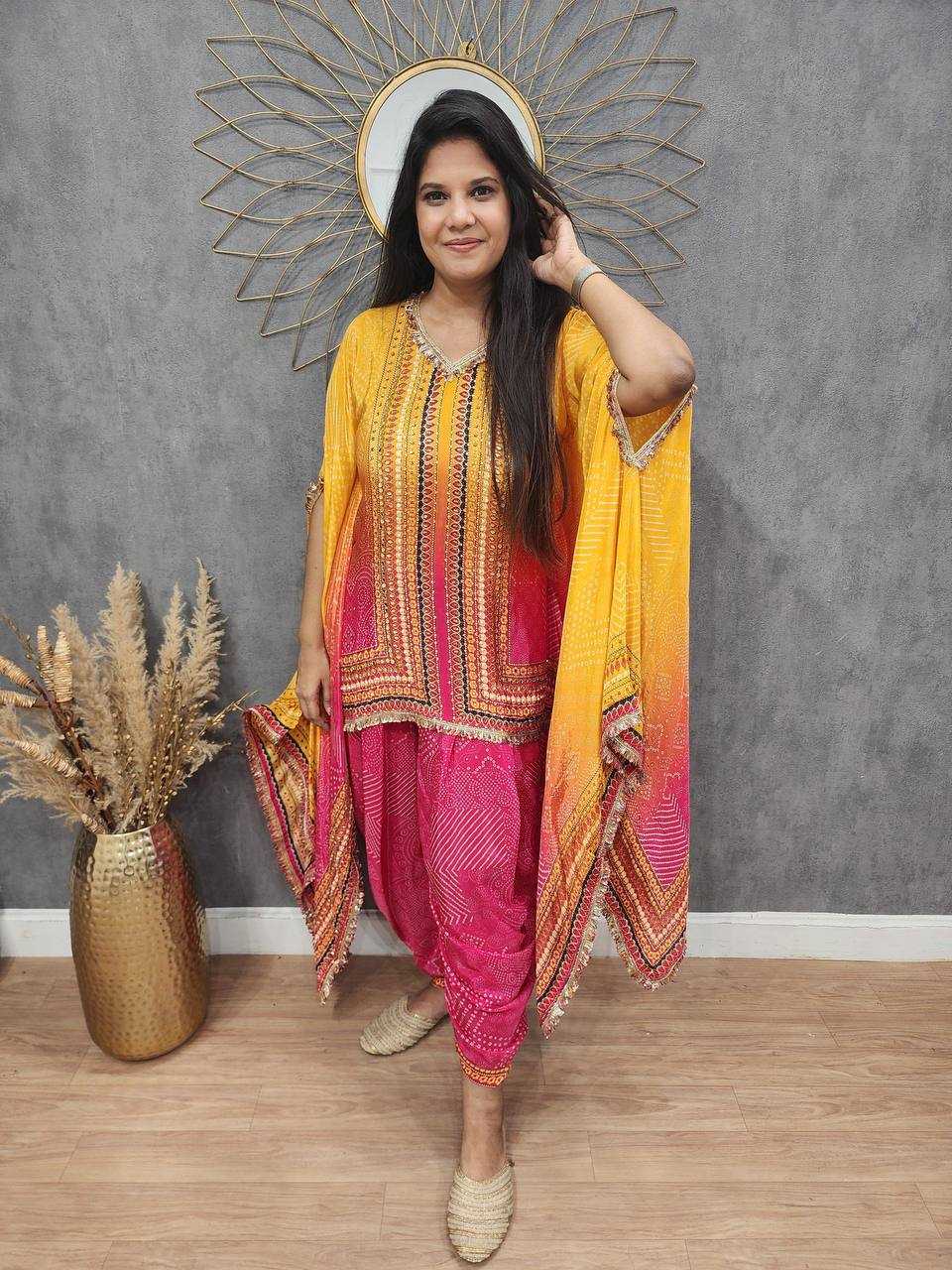 Ynf Chinon Silk KESH531 1051 Suits & Dresses Wholesale Designer dresses Party Wear Dresses Kaftan Dresses Manufacturer- Kapda Export