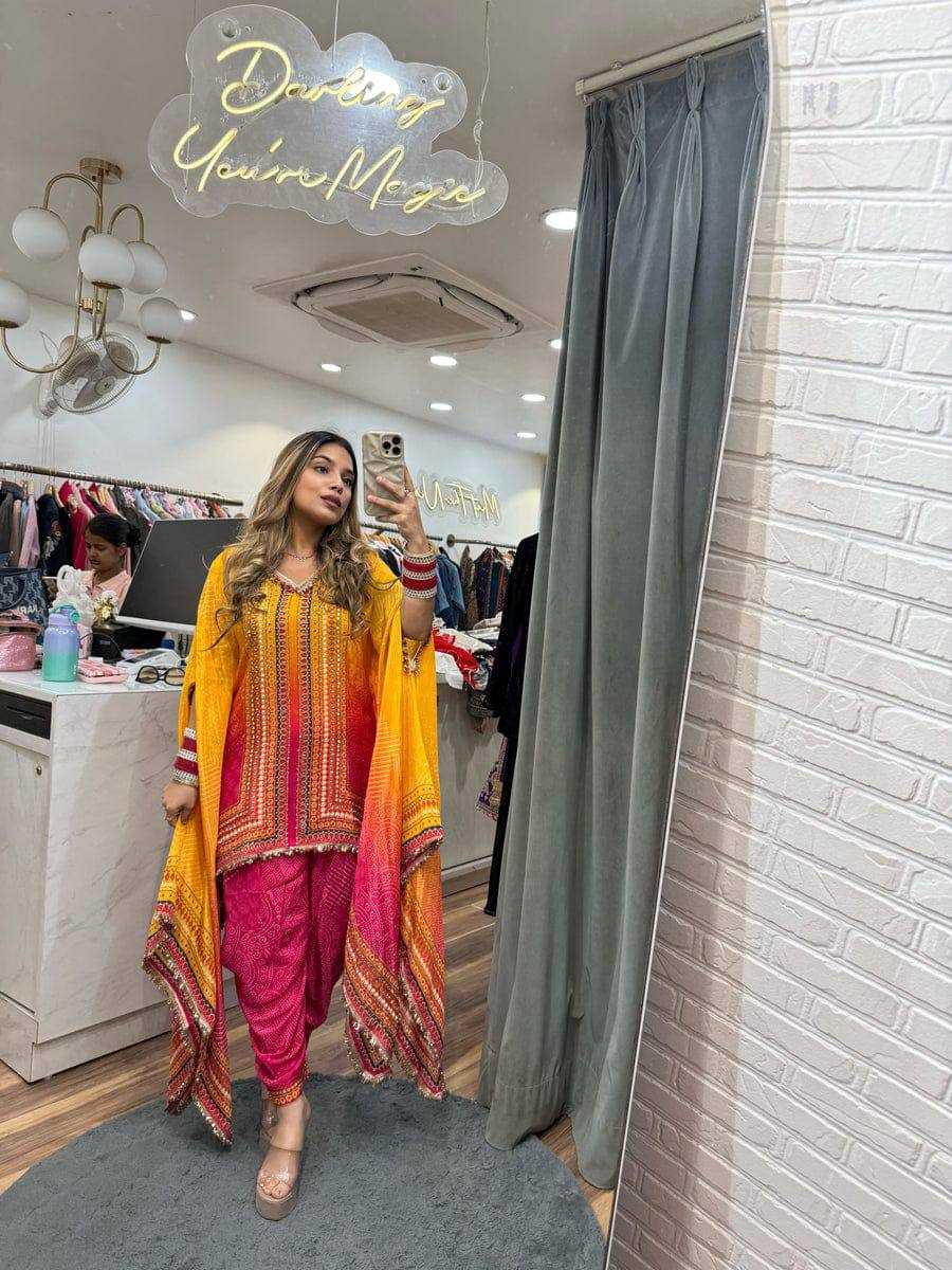 Ynf Chinon Silk KESH531 1051 Suits & Dresses Wholesale Designer dresses Party Wear Dresses Kaftan Dresses Manufacturer- Kapda Export