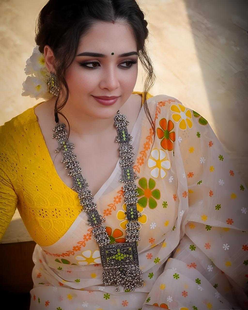 Ynf Cotton KESH481 DIF-134 Sarees Wholesale Printed Sarees Cotton Linen Sarees Hand Printed Saree Manufacturer- Kapda Export