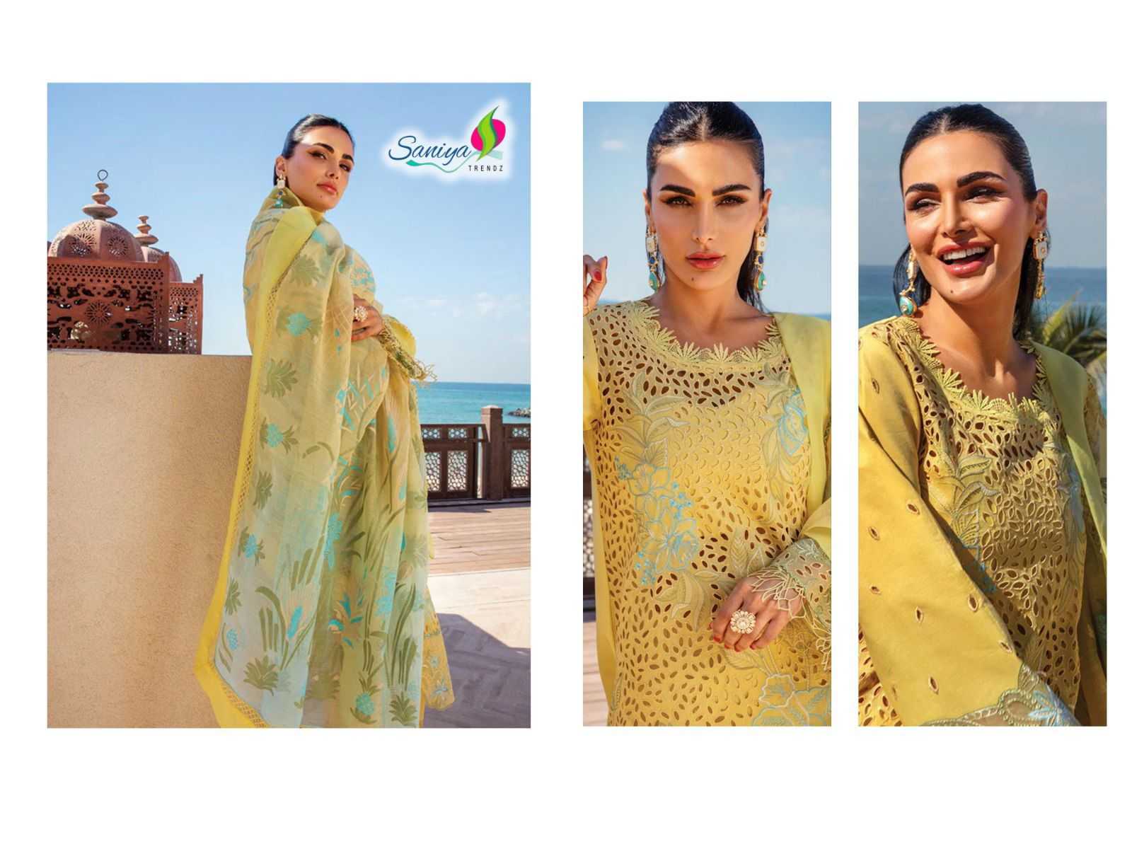 Ynf Cotton KESH530 SANIYA RANG 26003 Suits & Dresses Wholesale Unstitched Suits Embroidery Suits Semi-Stitched Suits Manufacturer- Kapda Export