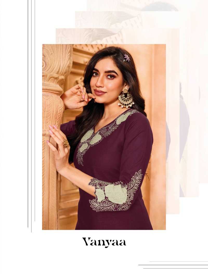 Ynf Cotton KESH530 SHRUTI PAHELI VOL 12 Kurti Wholesale Ladies Kurti Fancy Kurti Embroidered Kurtis Manufacturer- Kapda Export