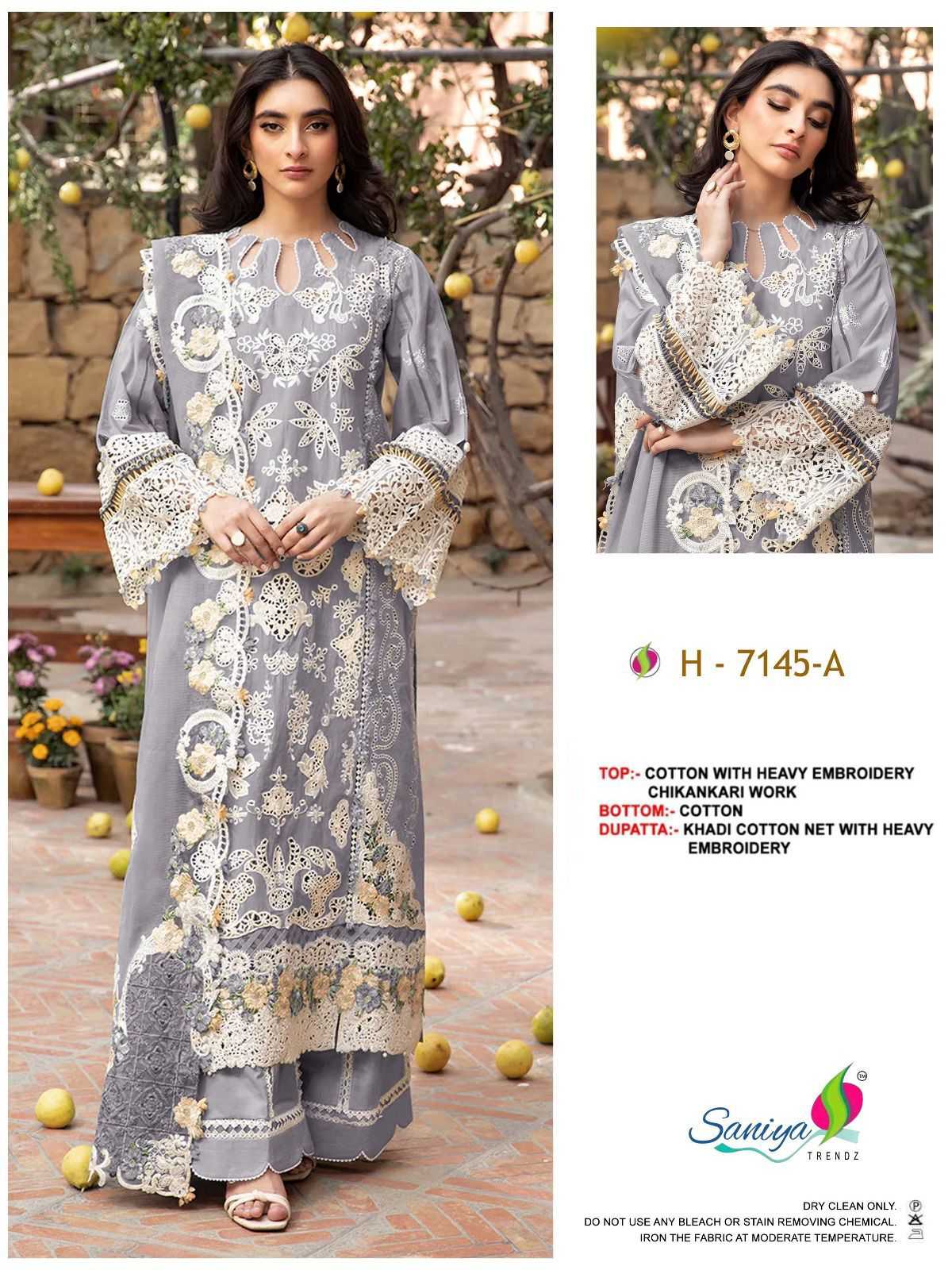 Ynf Cotton KESH586 SANIYA 7145 Kurti Wholesale Long Kurtis Party Wear Kurtis Chikankari Kurtis Manufacturer- Kapda Export