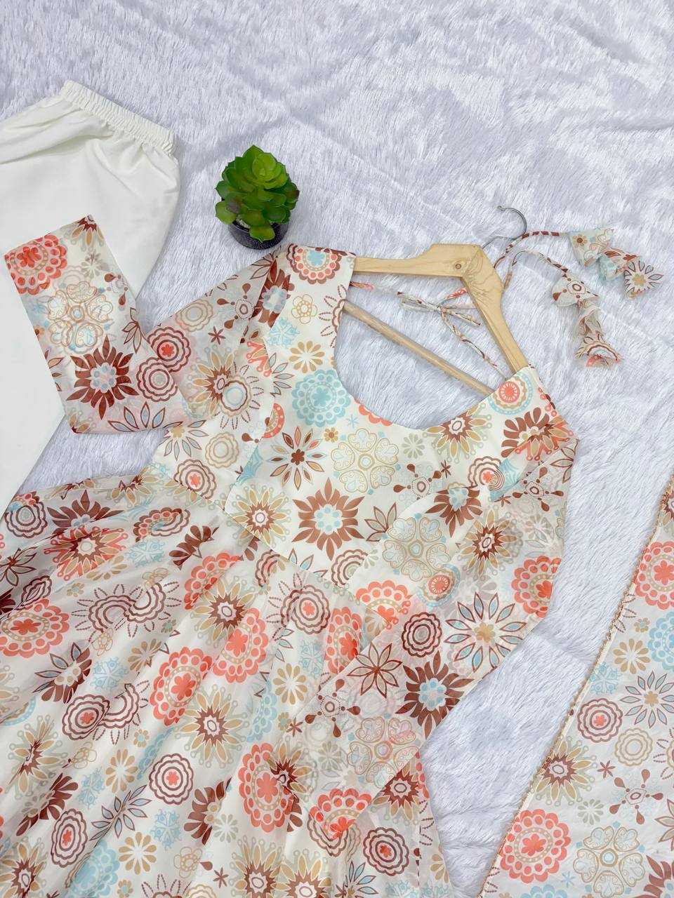 Ynf Cotton KESH617 21 Gowns Wholesale Printed Gowns Fancy Gowns Lightweight Gowns Manufacturer- Kapda Export